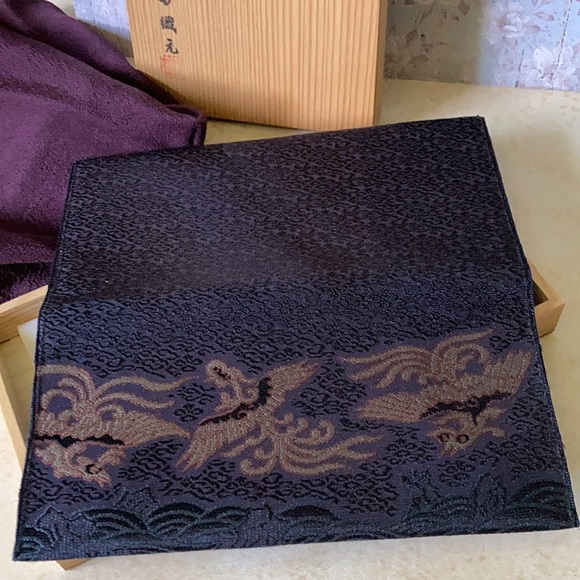 Japanese Wallet/Check Book Cover w/Hanky Box Set NIB - Picture 2 of 8